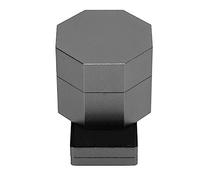 Pool Chalk Holder, Chalk Holder Pool Billiards Magnetic Chalk Holder with Silent Fixed Clip Aluminum Alloy Octagonal Magnetic Billiard Chalk Box for Storing Billiard Chalk (Black)