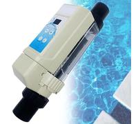Pool Chlorine Generator for Saltwater Pools, Adjustable Output for Efficient Water Sanitation, Ideal for Home and Commercial Swimming Pools