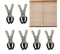 Pool Clamps, Stainless Steel Instrument Repair Tools | Pool Spa Supplies for Mesh Inground Tub Winter Insulation Home Backyard Garden Spa Hot Day Family