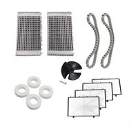 Pool Cleaner Refurbishment Kit for Dolphin Robotic Cleaners M200 Models With 6101641 R2 Brushes 9991432 R4 Brushes 9985006 R2 Belts