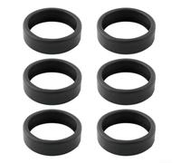 Pool Cleaner Replacement Tires 6in Wide for tread Heavy Duty(6pcs) | 6 inch outer diameter, wide for tread pattern, heavy duty rubber, fits for zodiac for polaris models, enhanced traction
