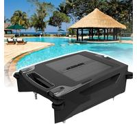 Pool Cleaner Robot with Solar and Rechargeable Dual Mode, Automatic Pool Vacuum Cleaner Cordless Robotic Pool Cleaner, Pool Skimmer Basket with Auto-Escape and Auto-Turn