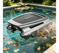 Pool Cleaner, Upgraded Solar Pool Skimmer Cordless Robotic Pool Cleaner | Automatic Pool Vacuum for Above Ground & Inground Pools | 20H Runtime, 200㎡ Coverage, 450μm Filter, APP Control