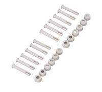 Pool Clips, Pool Patch with Lightweight Design 12 Pack Pool Joint Nail Bolt, Bracket Swimming Pool Fitting Kit, Plastic Pool Joint Pins Pool Replacement Parts for Pool (6cm)