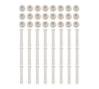 Pool Connector Pins and Seals, 24pcs Plastic Replacement Parts Kit with 5.5cm/6cm Sizes for Above Ground Pool Repair and Maintenance