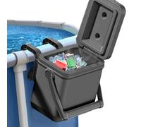 Pool Cooler, Pool Cooler for Drinks, Pool, Insulated Cold Box, Pool installation with handle, Ice Cubes Last up to 3 days, Side of the Pool