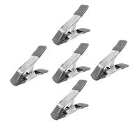 Pool Cover Clamps Pack of 5 Weatherproof Metal Hardware | With protective coating outer clamps for tent, awning, gazebo, background, fabric drape, banner, greenhouse,