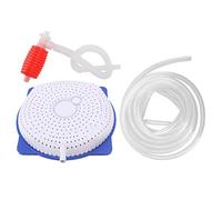 Pool Cover Drainer Automatic Water Siphon Pump Portable Quick Drain for Swimming Pool Accessories Garden Siphon Drainage Tool Plastic 177 Inch Hose 11x11x1.6 Inch