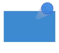 vidaXL Rectangular Pool Cover 1000x600 cm PE Blue UK HOT