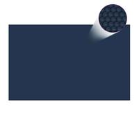 Floating Rectangular PE Solar Pool Film 8 x 5 m Black UK NEW