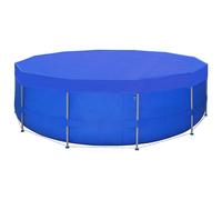vidaXL 2x Pool Covers PE Round Cover Pool Accessory Cap Shade Ground Cloth