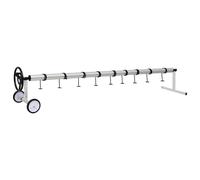 Pool Cover Roller with Stainless Steel Base Cloth Sheet vidaXL