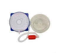 Pool Cover Siphon Kit - Non-Electric Water Removal Tool for Above-Ground Pools, Includes 15 cm Drain Hose & Siphon Tube, Portable Lightwe