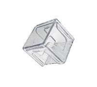 Pool Cue Chalk Storage Case - Acrylic Billiard Chalk Holder, Square Protective Box for Single Cube, Professional Pool Table Accessory for Daily Practice, Tournaments & Home Use