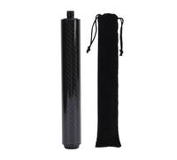 Pool Cue Extension Carbon Fiber Professional 8 Inch Billiard Cue Stick Extender with Rear Plug for Mezz Cues Sturdy Durable Lightweight Enhances Game Performance for Practice and