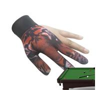 Pool cue gloves, billiard gloves, 3-finger gloves for the left hand for billiards, wear-resistant pool cue sports gloves, non-slip gloves with open fingers for children, girls