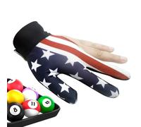 Pool cue gloves, billiard gloves, breathable 3-finger pool gloves for the left hand, highly elastic gloves with open fingers, pool cue sports gloves for men and women
