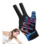 Pool Cue Gloves,Pool Gloves | Unisex Three Finger Pool Sport,Stylish Appearance Pool Equipment for Amateur and Professional Players