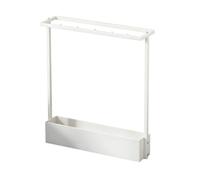Pool Cue Rack with Ball Storage , Crystal White Upgraded Anti-slip Version