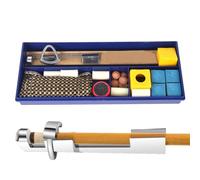 Pool Cue Repair Kit - Gender Maintenance Tool Sets | Collet Repair, Tip Change, Billiard Accessories, Professional Pool Cue Tools