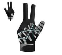Pool Cue Sport Gloves - Pool Cue Unisex Sport Three Finger Gloves | Elastic Ice Silk Fabric Billiard Equipment for Amateur and Professional Players