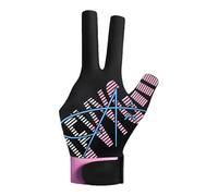 Pool Cue Sport Gloves - Sport Unisex Three Finger Billiards Gloves - Elastic Ice Silk Fabric Billiard Equipment for Amateur and Professional Players