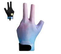 Pool Cue Sport Gloves,Sport Unisex Three Finger Billiards Gloves - Elastic Ice Silk Fabric Billiard Equipment for Amateur and Professional Players