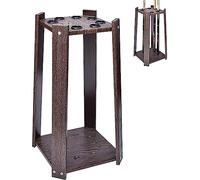 Pool Cue Stick Holder -Stand Billiard Pool Cue,Billiard Stick Stand,High Density Board -Stable,Holds 8 Cues & Ball Set