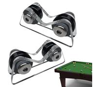 Pool Cue Straightness Checker - Billiard Roller, 2.56x2.17x1.3 Inches Precision Inspection Tool for Maintenance, Cue Accessory, Professional Diagnostic Gear for Home Game Rooms Tournament Players