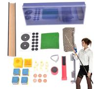 Pool Cue Tip Maintenance Kit - 28 Piece Billiard Repair Tool Kit, 28 x Travel Cue Tip Replacement Kit | Versatile Pool Stick Ends, Billiard Equipment, Pool Cue Tips, Replacement Kit, Pool Cue Tips