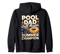 Pool Dad Grill Master Summer Champion Zip Hoodie