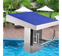 Pool Diving Board for Competition Training, Stainless Steel Jumping Platform, Diving Starting Block for Inground Pools, Standard Diving Board for Swimming