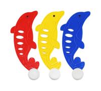 Pool Diving Toys - 15.5x6cm Submerged Dolphin Swim Piece | Sinking Floating Game Pack Three Figures Dive Training Kids Summer Water Fun Activity Skill Building Aquatic Challenge Excitement Splash
