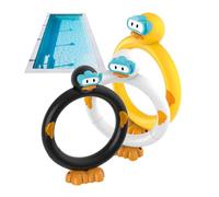 Pool Diving Toys - 3x Cute Cartoon Rings, Sinking Game Design, Colorful Floating Feature, Lightweight Durable Build, Activity Accessory | For Beach Pool Family Summer Recreation Games