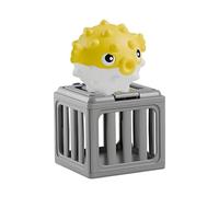 Pool Diving Toys with Fish Box, Ocean Animals & Diving Cages, Floating Animal Bath Toy Play Set, Underwater Rescue Swim Training Game for Outdoor Beach Party Gift