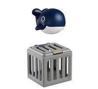 Pool Diving Toys with Fish Box, Ocean Animals & Diving Cages, Floating Animal Bath Toy Play Set, Underwater Rescue Swim Training Game for Outdoor Beach Party Gift