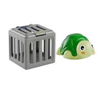 Pool Diving Toys with Fish Box, Ocean Animals & Diving Cages, Floating Animal Bath Toy Play Set, Underwater Rescue Swim Training Game for Outdoor Beach Party Gift