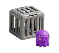 Pool Diving Toys with Fish Box, Ocean Animals & Diving Cages, Floating Animal Bath Toy Play Set, Underwater Rescue Swim Training Game for Outdoor Beach Party Gift