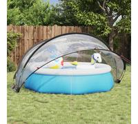 Pool Dome Green 336x322x160cm 185t Polyester PU Coating Foldable Shelter w/Bag+