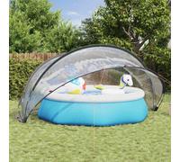 Pool Dome Green 430x430x210cm 185T Polyester PU Coating Foldable Shelter w/Carry