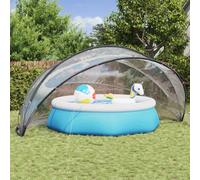 Pool Dome Green 546x516x250cm 185T Polyester PU Coating Foldable Shelter Outdoor