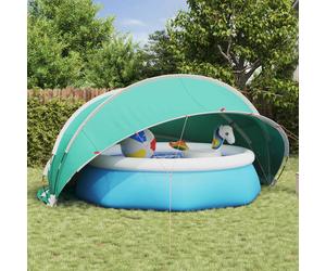 Pool Dome Shelter Blue 472x460x229cm 185T Polyester PU Coating Foldable CarryBag