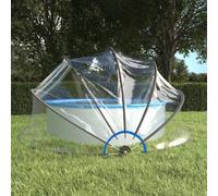 Pool Dome Transparent PVC Fibreglass 467cm Diameter Easy Hinge Shelter Cover Pro