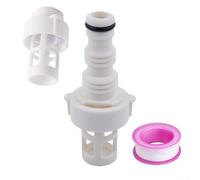 Pool Drain Adapter 3PCS G1/2 Threaded Fitting for Intex 10201 10184 Above Ground Swimming Pool Drain Valve Plastic Kit