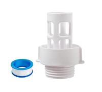 Pool Drain Connector 10184 - Pool Drain to Hose Pipe Connector Adapter, Suitable for Intex Round Swimming Pools (White)