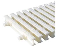 Pool Drain Grate Cover, 18cm Plastic Shower Drain Grille, Deck Drainage Grate for Splice Sink Activity, White Color, 1 Piece - Durable & Efficient Drainage Solution