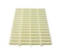 Pool Drain Overflow Grating，Activity Grating Cover Strip,flexible Channel Drain Shower Drain Grill,for Pool Yard Fences Walkways(White,18cm/10pcs)