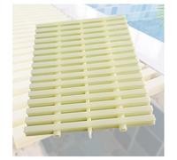 Pool Drainage Cover, 6 Piece ABS Plastic Outlet Grating, 20x100CM Anti-Clogging Grill, Durable Drain Solution for Efficient Swimming Pool Water Management