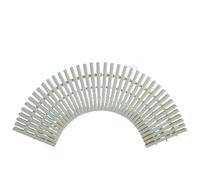 Pool Drainage Grate Cover, Spliceable ABS Pool Drainage Overflow Grating Bone Color Multiple Sizes Pack Of 2-10 pcs(18x 100cm,8pcs)