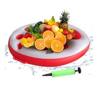 Pool Drink Door | Can Be Stored in an Inflatable Pact with Holes Easy to Inflact Design No Pumps for Relaxing Cup Holders at the Pool or Beach- Large